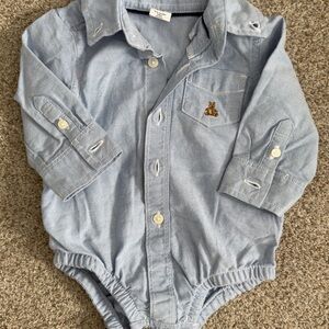 GAP Baby Light Blue Button-Up Shirt